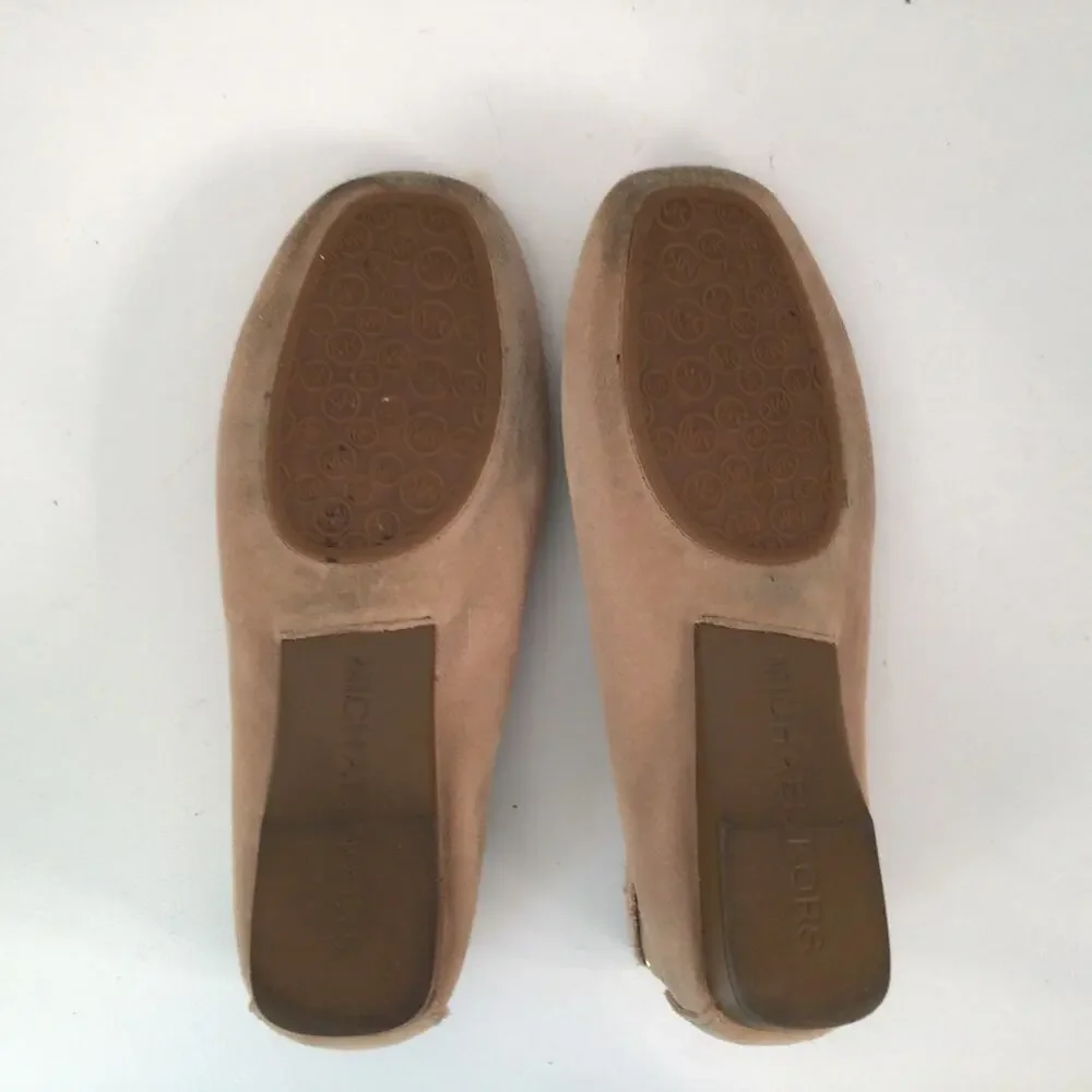 Michael Kors Tan Suede Loafers Sz 7.5
